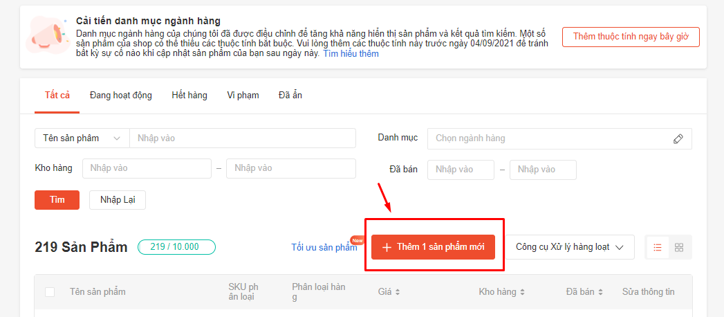 Cách thêm sản phẩm lên Shopee một cách nhanh chóng